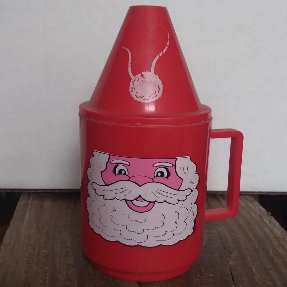 Vintage 1950s Santa Claus Kid's Beverage Cup